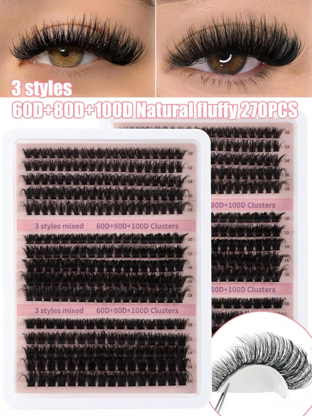 DIY Individual Lash Clusters