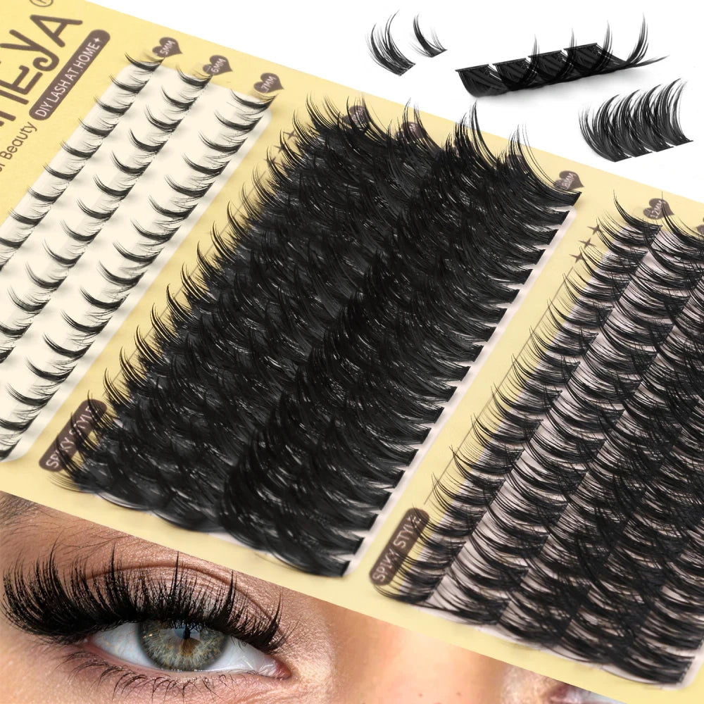 Manga Lash Cluster Set