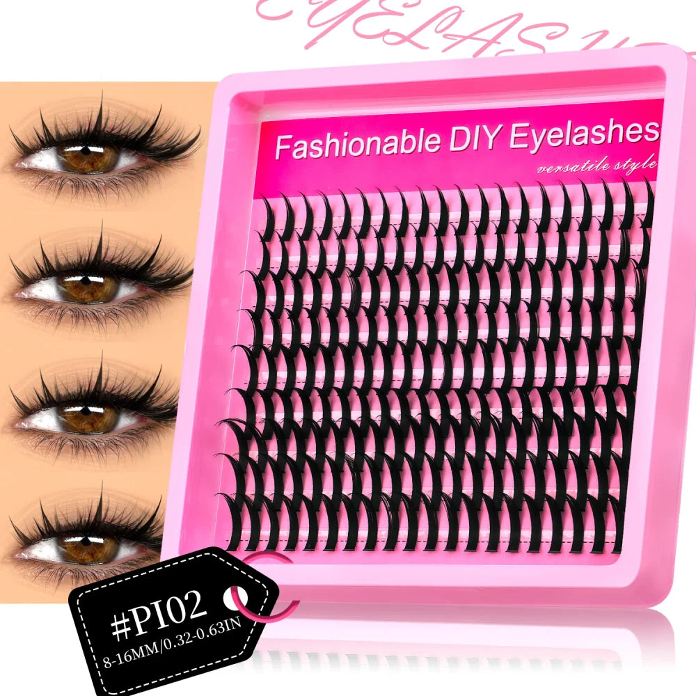 Manga Lash Cluster Set