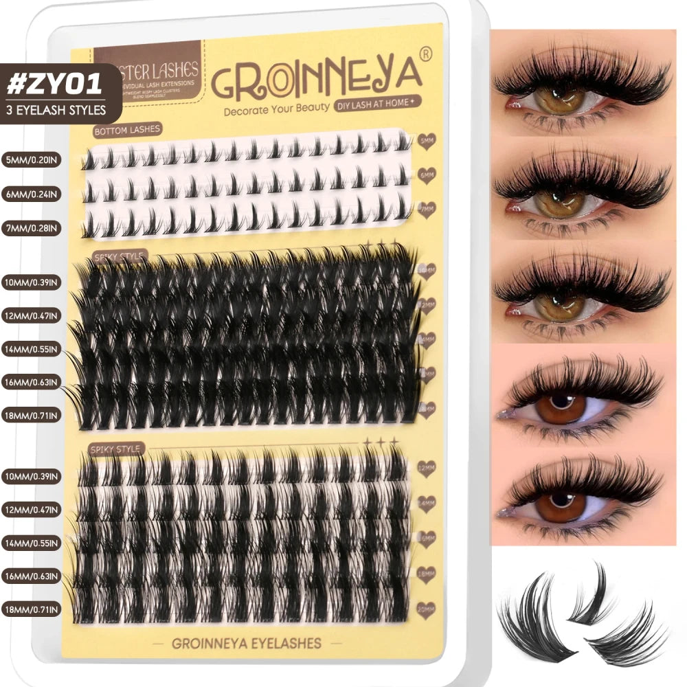 Manga Lash Cluster Set