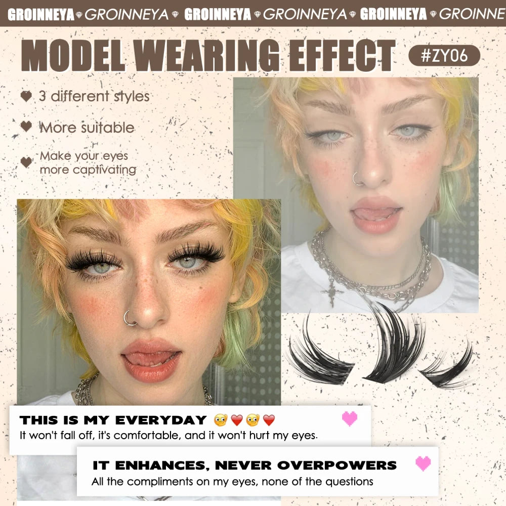 Manga Lash Cluster Set