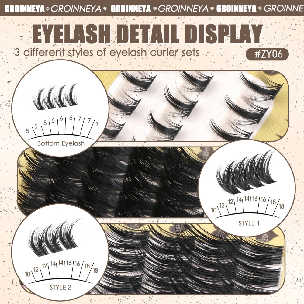 Manga Lash Cluster Set